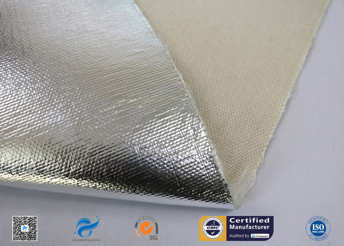 Wateproof And Fireproof Aluminum Foil Coated Fiberglass Fabric