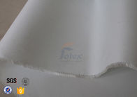 Durable Flexible 0.5mm White Silicone Coated Fiberglass Fire Blanket 490g/M2