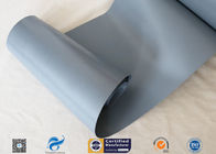 Waterproof 7628 0.25mm Grey PVC Woven Fabric Coated Fiberglass Fabric 20cm Width